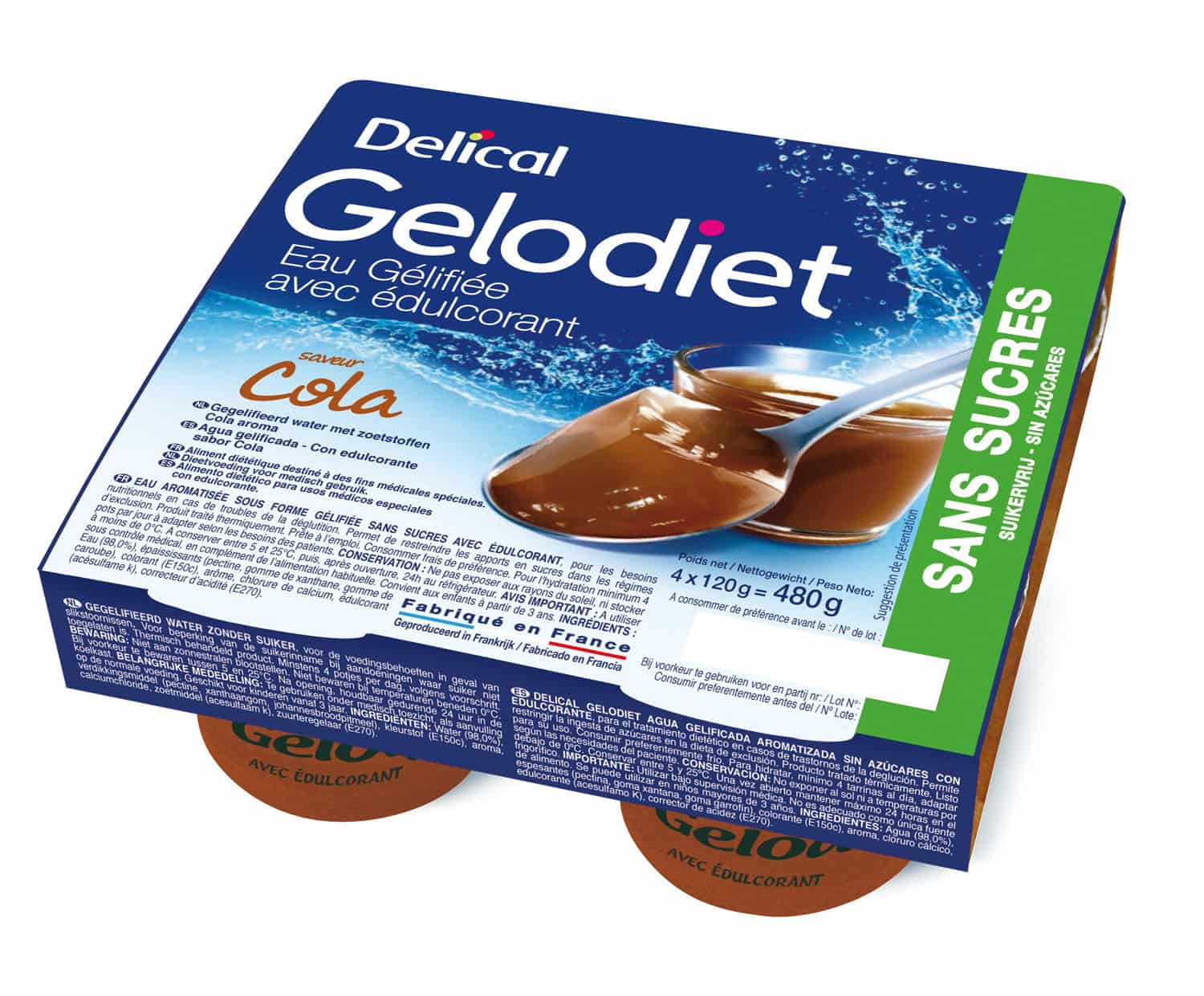 Delical Gelodiet Gelwater Cola Zonder Suiker Delical Gelodiet Gelwater Cola Zonder Suiker
