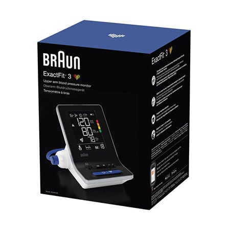 Braun ExactFit 3 Bloeddrukmeter Bovenarm BUA6150WE Braun ExactFit 3 Bloeddrukmeter Bovenarm BUA6150WE