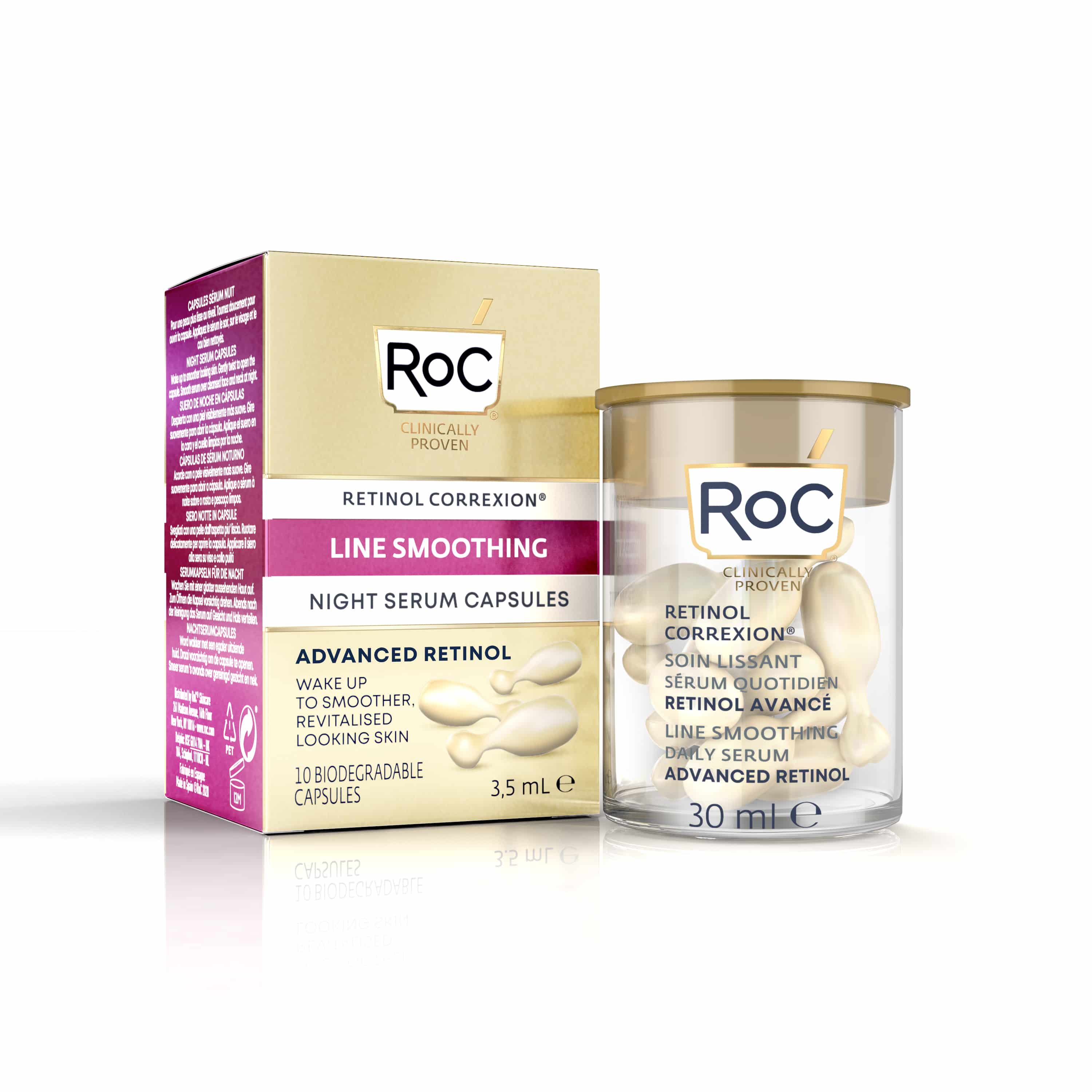 RoC Retinol Correxion Smoothing Night Serum Capsules RoC Retinol Correxion Smoothing Night Serum Capsules