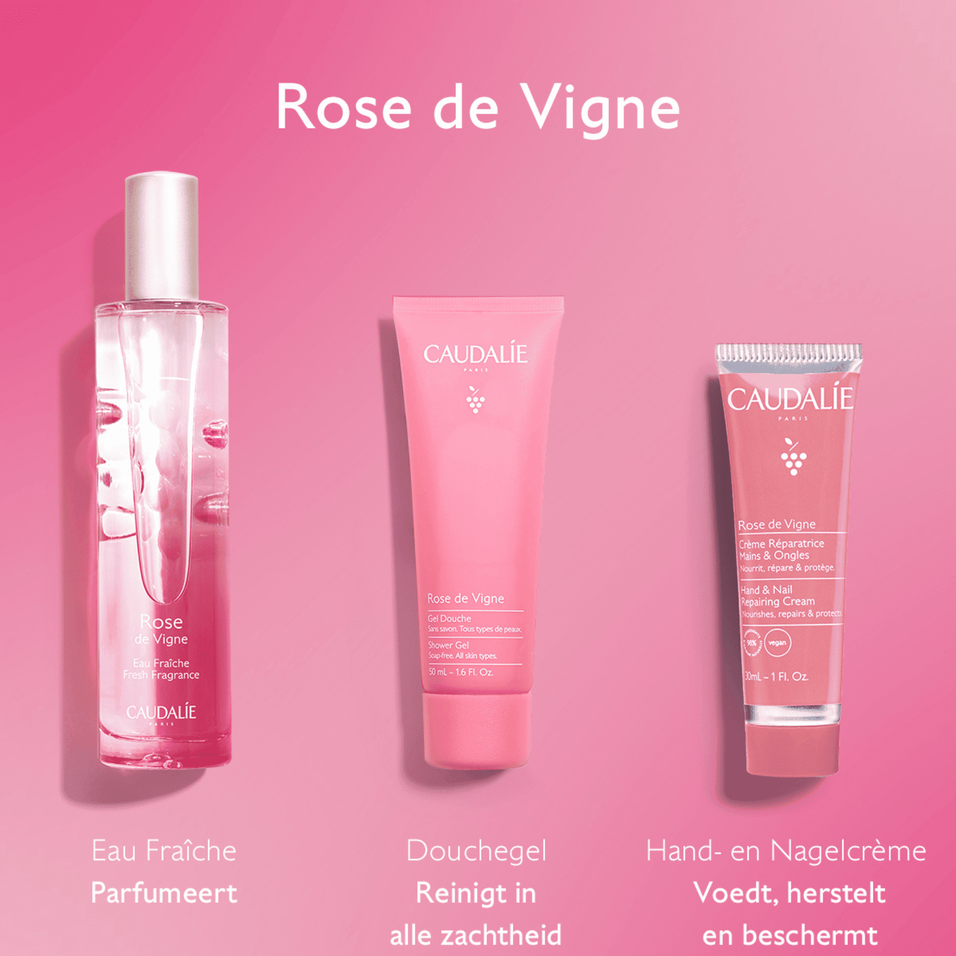 Caudalie Rose de Vigne Eau Fraîche Geschenkset