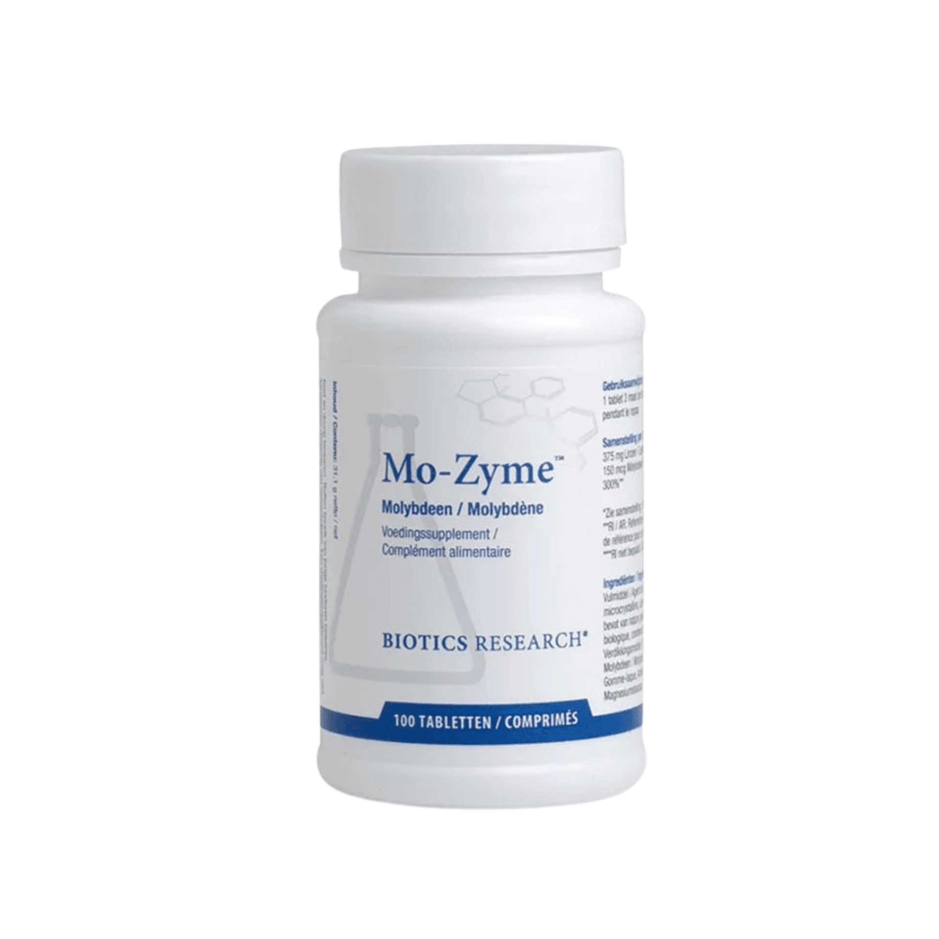 Biotics Mo-Zyme Molybdeen 50 mcg 