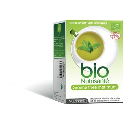 Nutrisanté Infusie bio Groene Thee-Munt Nutrisanté Infusie bio Groene Thee-Munt