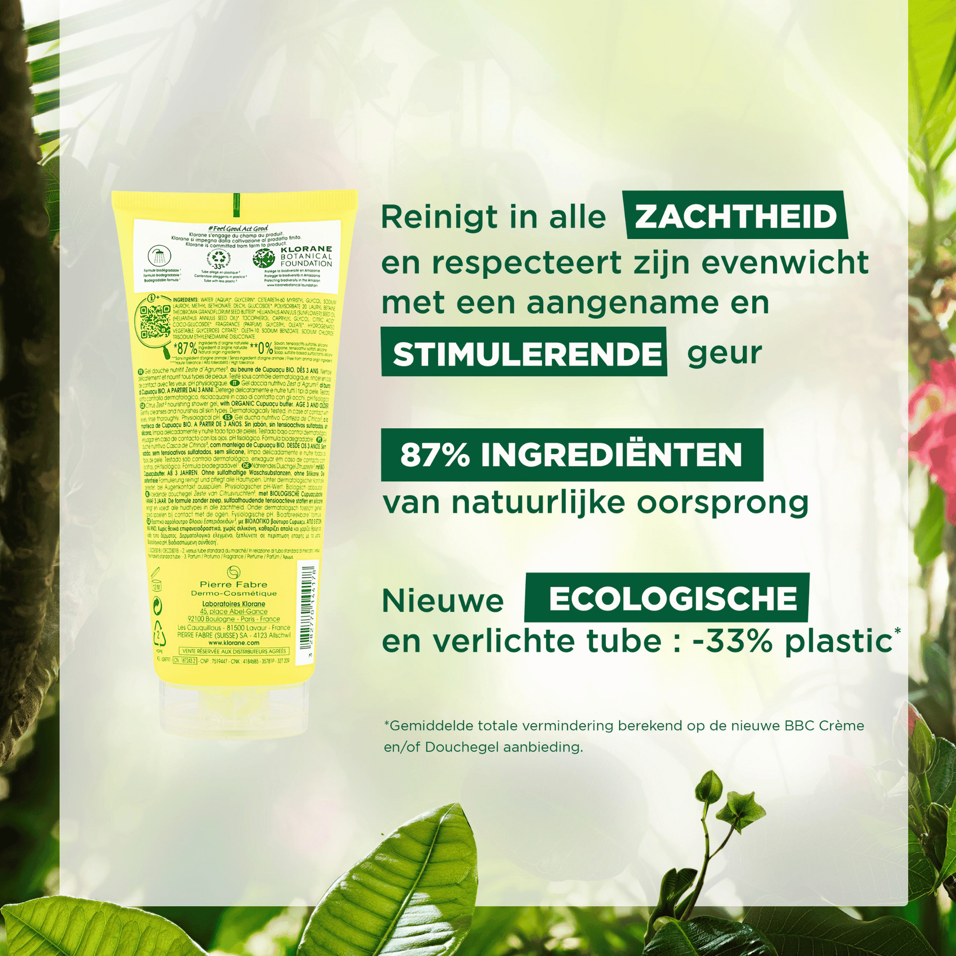 Klorane Voedende Douchegel 200 ml Klorane Voedende Douchegel 200 ml