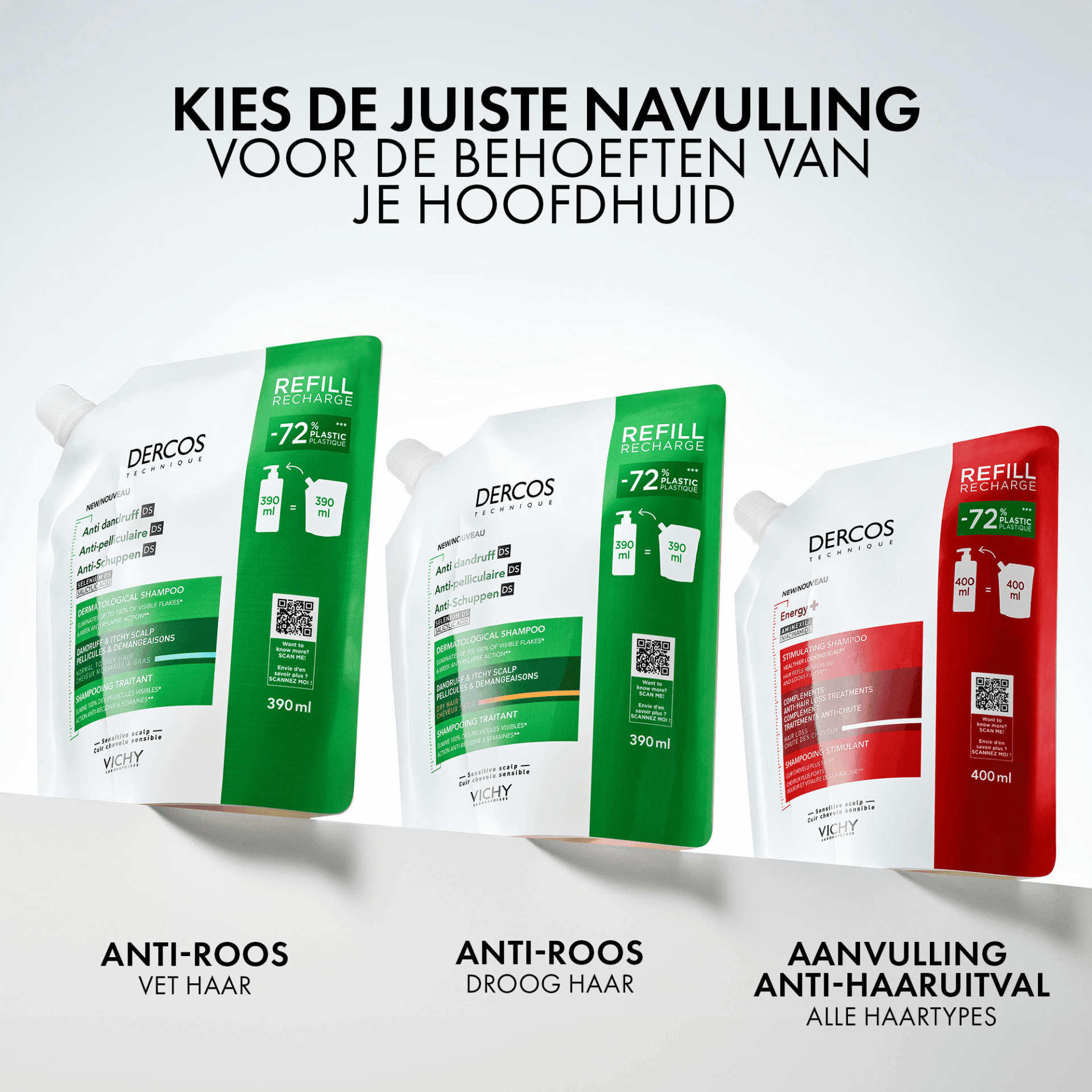 Vichy Dercos Anti-Roos DS Droog Haar