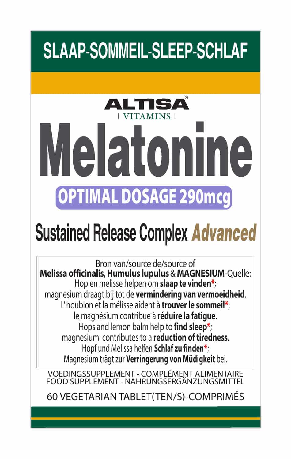 Altisa Melatonine Complex Altisa Melatonine Complex