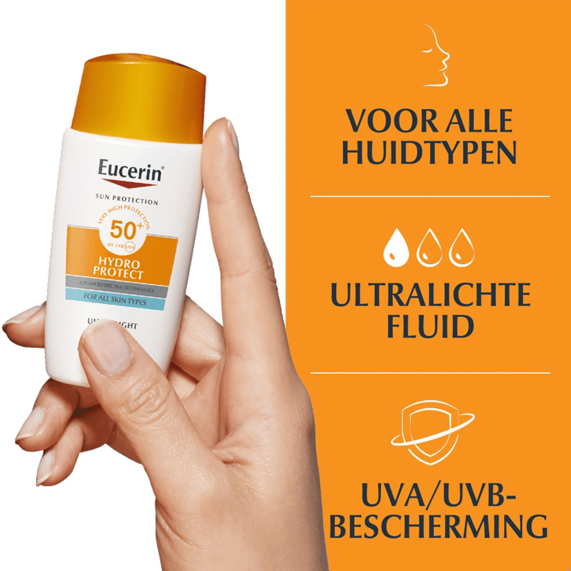 Eucerin Hydro Protect Ultralichte Fluid SPF 50+ Eucerin Hydro Protect Ultralichte Fluid SPF 50+