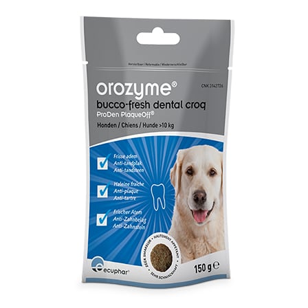 Orozyme Bucco-Fresh Dental Croq Hond > 10 kg Orozyme Bucco-Fresh Dental Croq Hond > 10 kg