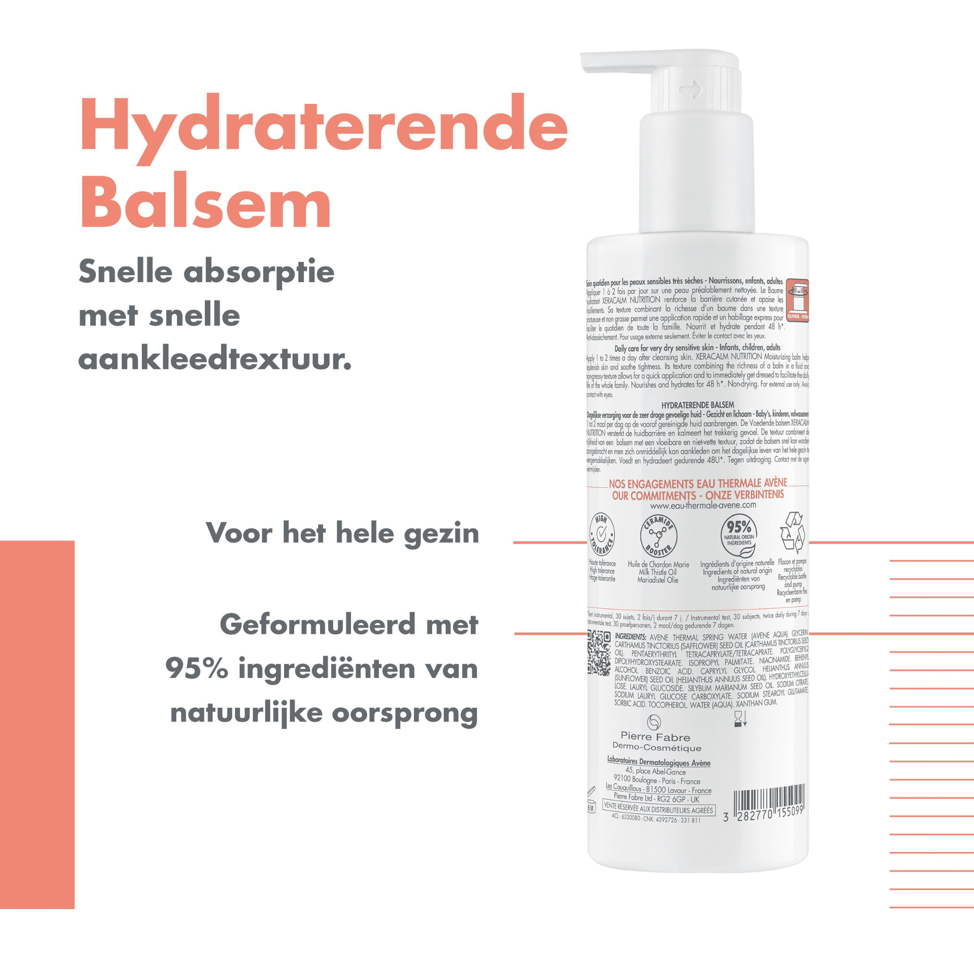 Avène XeraCalm Nutrition Hydraterende Balsem Avène XeraCalm Nutrition Hydraterende Balsem
