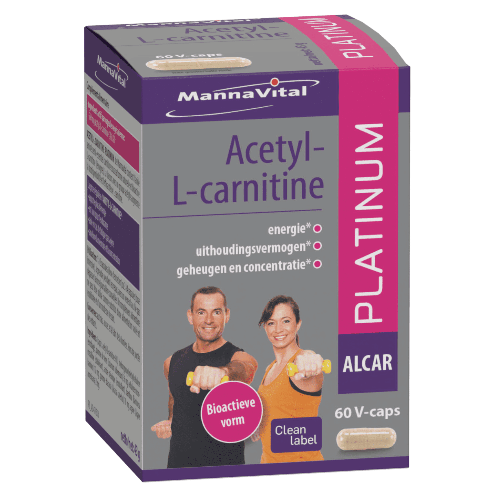 Mannavital Acetyl L-Carnitine Platinum