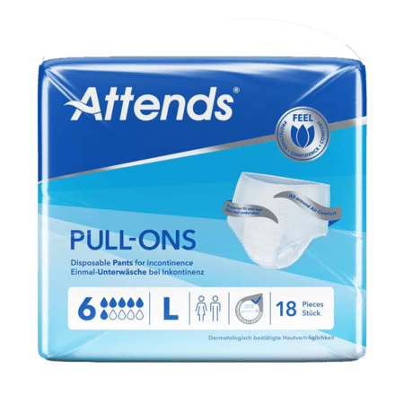 Attends Pull-ons 6 Large Attends Pull-ons 6 Large