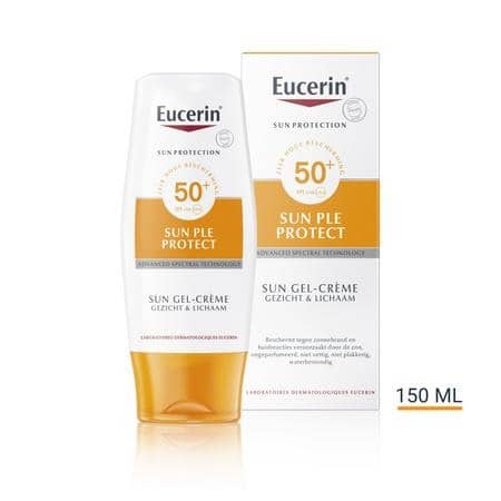 Eucerin Sun PLE Protect Sun Crème-Gel SPF50 zonder Parfum