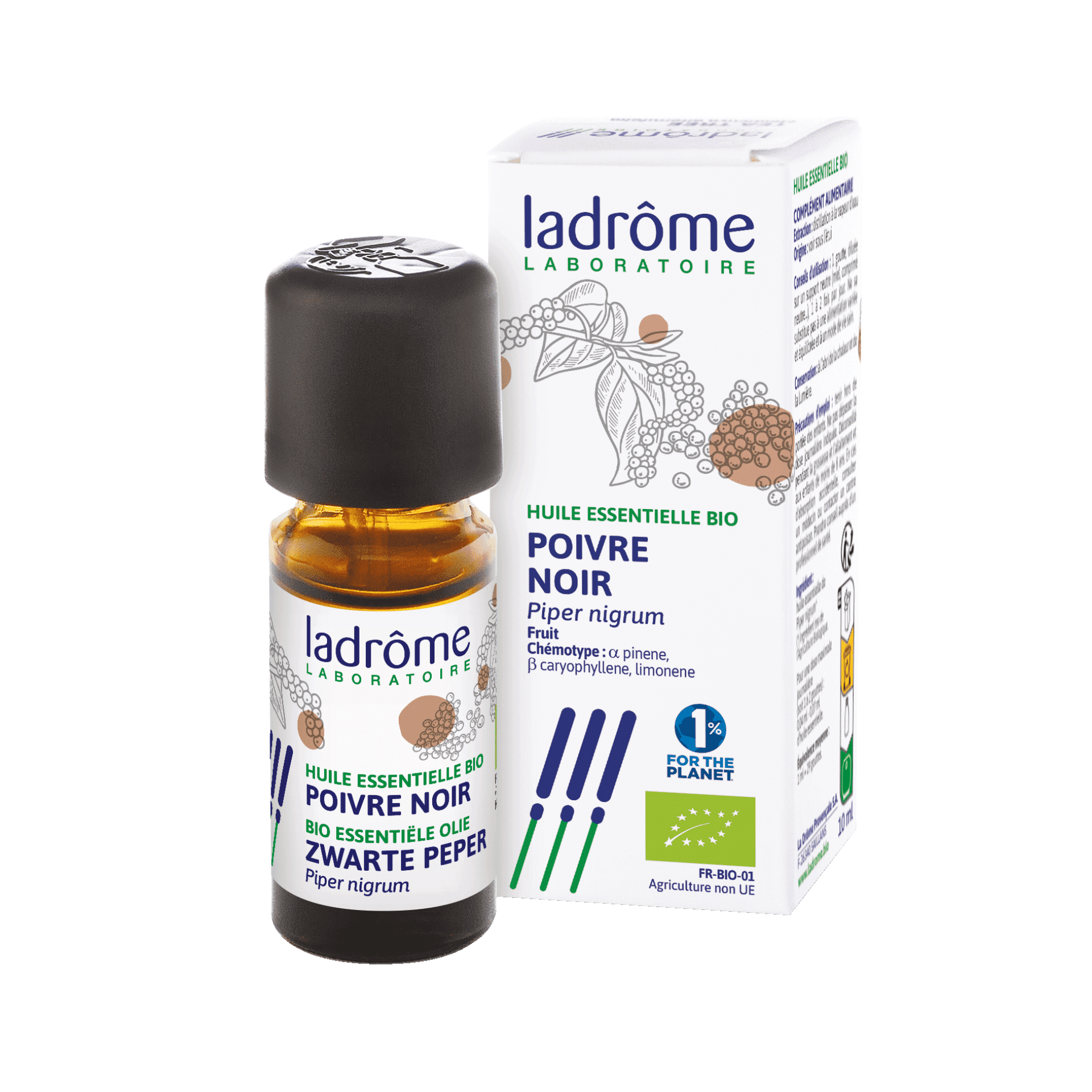 Ladrôme Bio Essentiële Olie Zwarte Peper