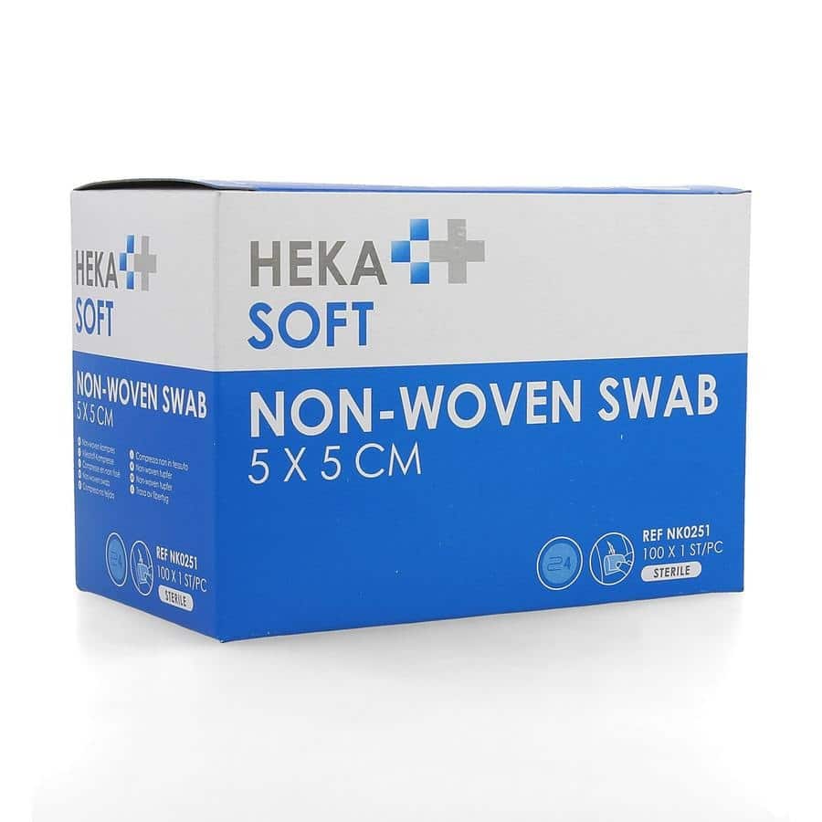 Heka Soft Non-Woven Kompres Steriel 5 x 5 cm Heka Soft Non-Woven Kompres Steriel 5 x 5 cm