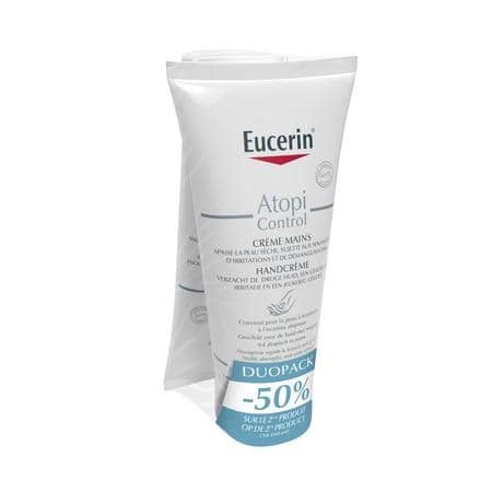 Eucerin Atopicontrol Creme Mains Duopack 2x75ml