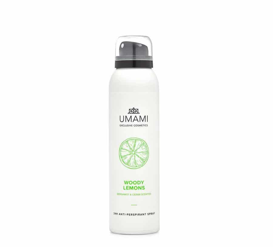 Umami Woody Lemons Bergamot & ceder anti-perspirant spray 24h Umami Woody Lemons Bergamot & ceder anti-perspirant spray 24h