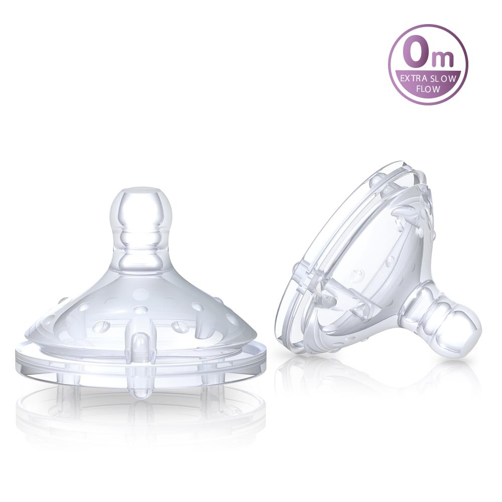 Nuby SoftFlex Zuigspeen Extra Slow Flow 0+