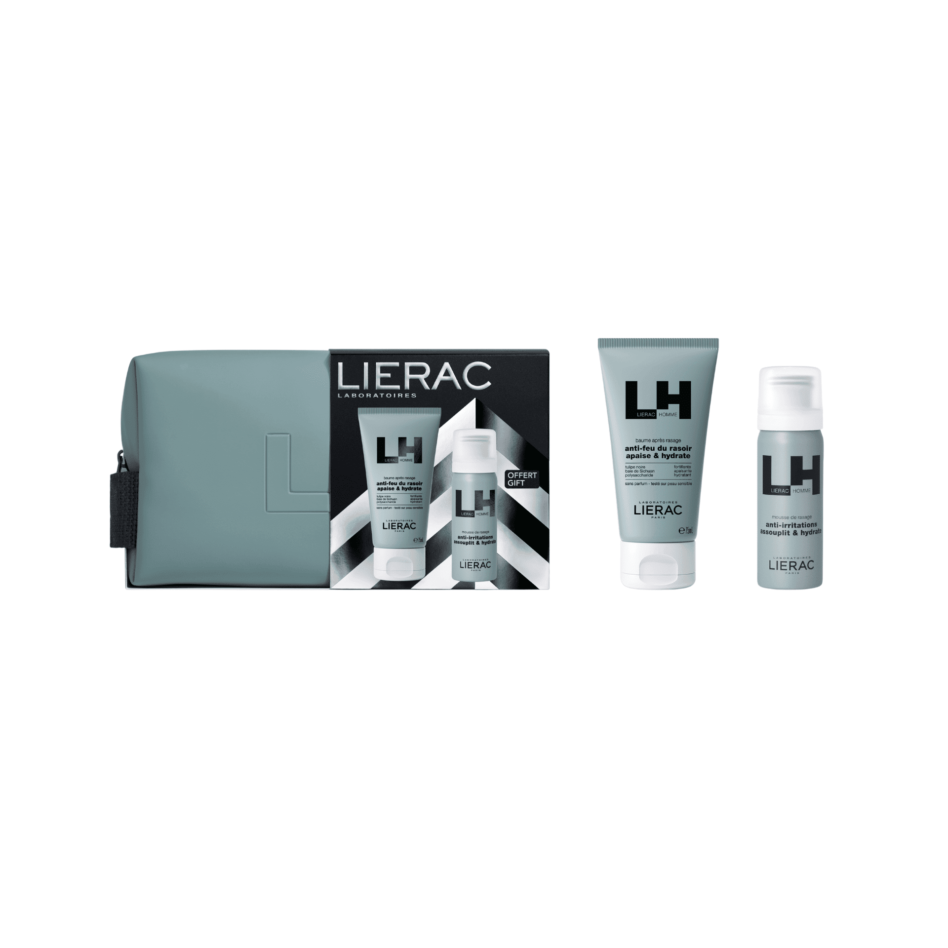 Lierac Trousse Noel Homme Rasage 2 Prod. 2025 Lierac Trousse Noel Homme Rasage 2 Prod. 2025