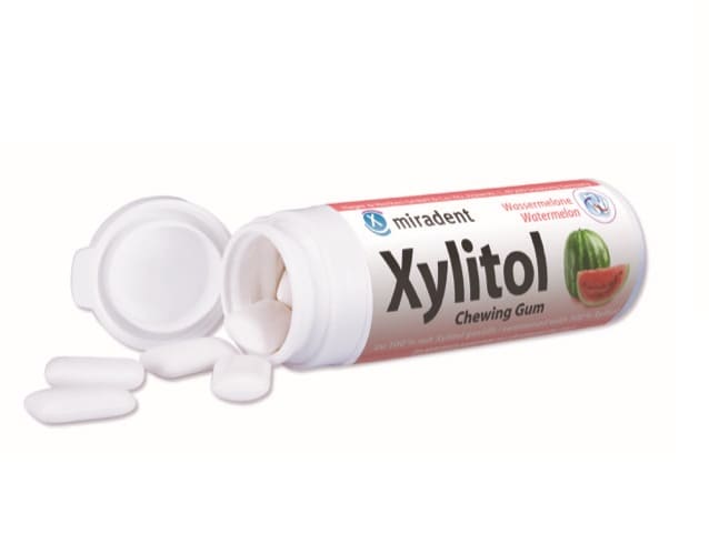 Miradent Xylitol Kauwgom Watermeloen Miradent Xylitol Kauwgom Watermeloen