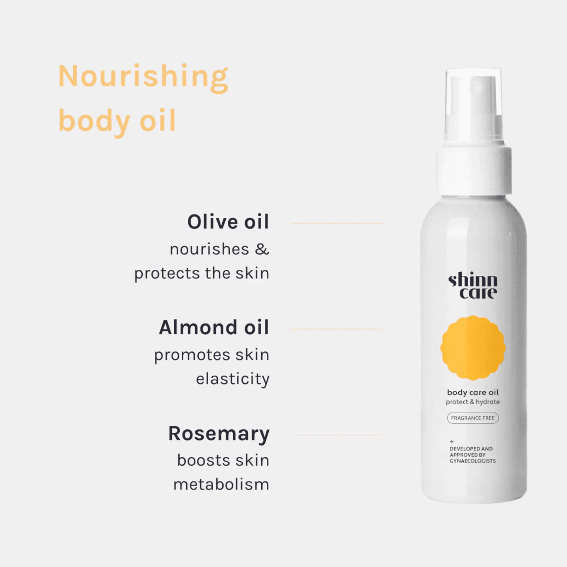 Shinn Sensitive Skin Spray Body Care Oil 100ml Shinn Sensitive Skin Spray Body Care Oil 100ml