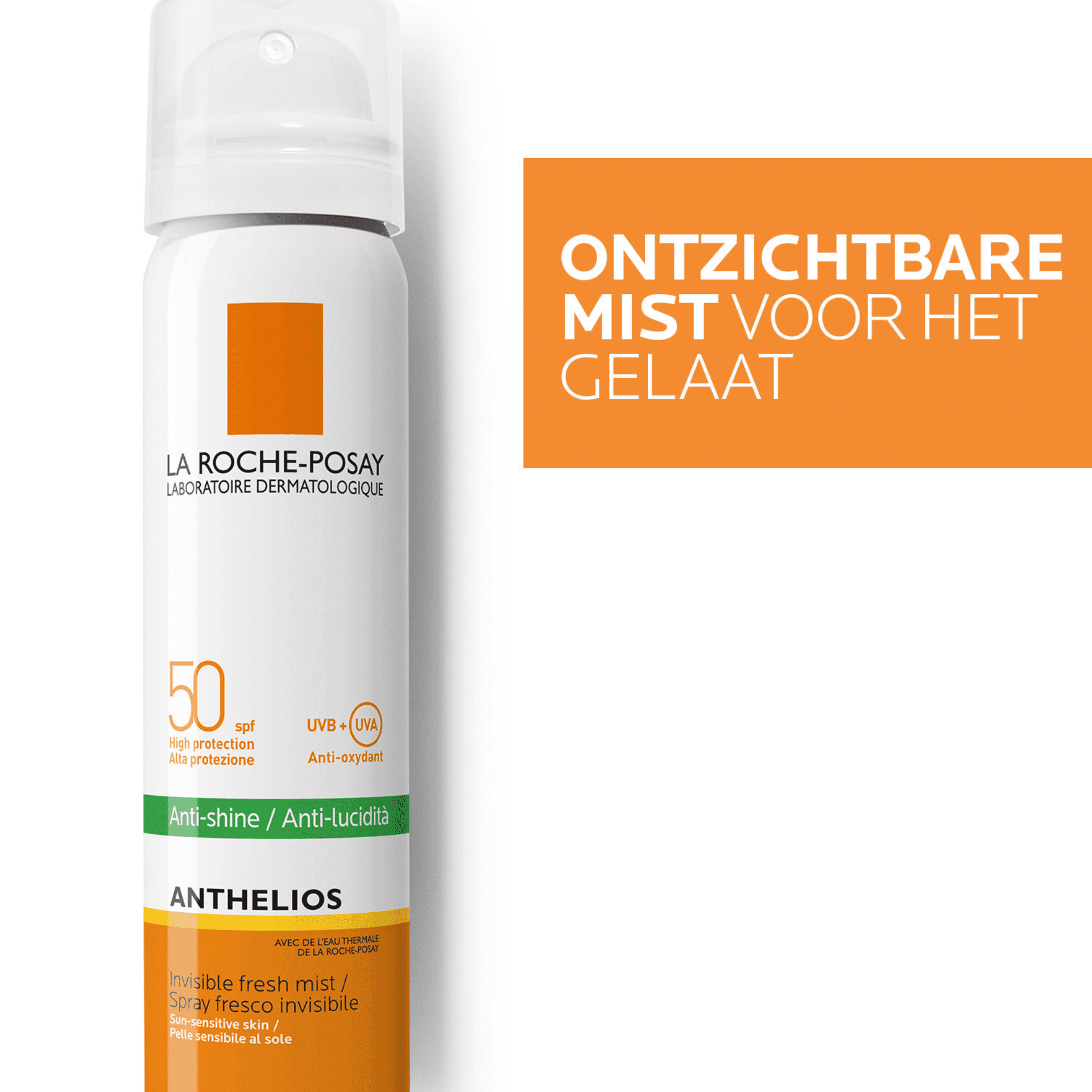 La Roche-Posay Anthelios Anti-Shine Onzichtbare Mist SPF 50 La Roche-Posay Anthelios Anti-Shine Onzichtbare Mist SPF 50