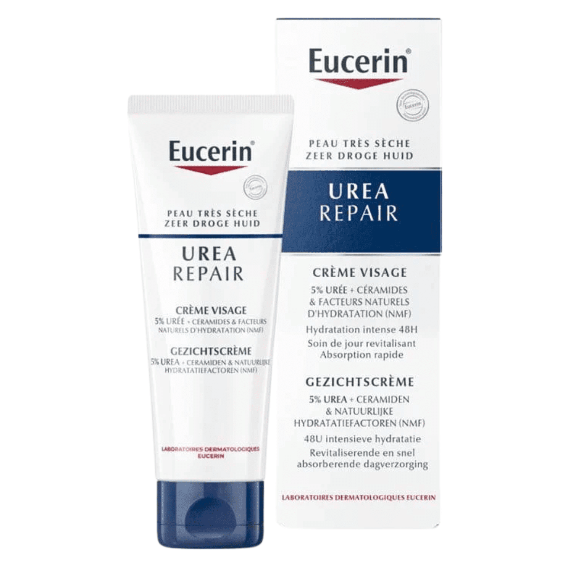 Eucerin Urearepair Cr Visage 5% Uree Tube 50ml Nf Eucerin Urearepair Cr Visage 5% Uree Tube 50ml Nf