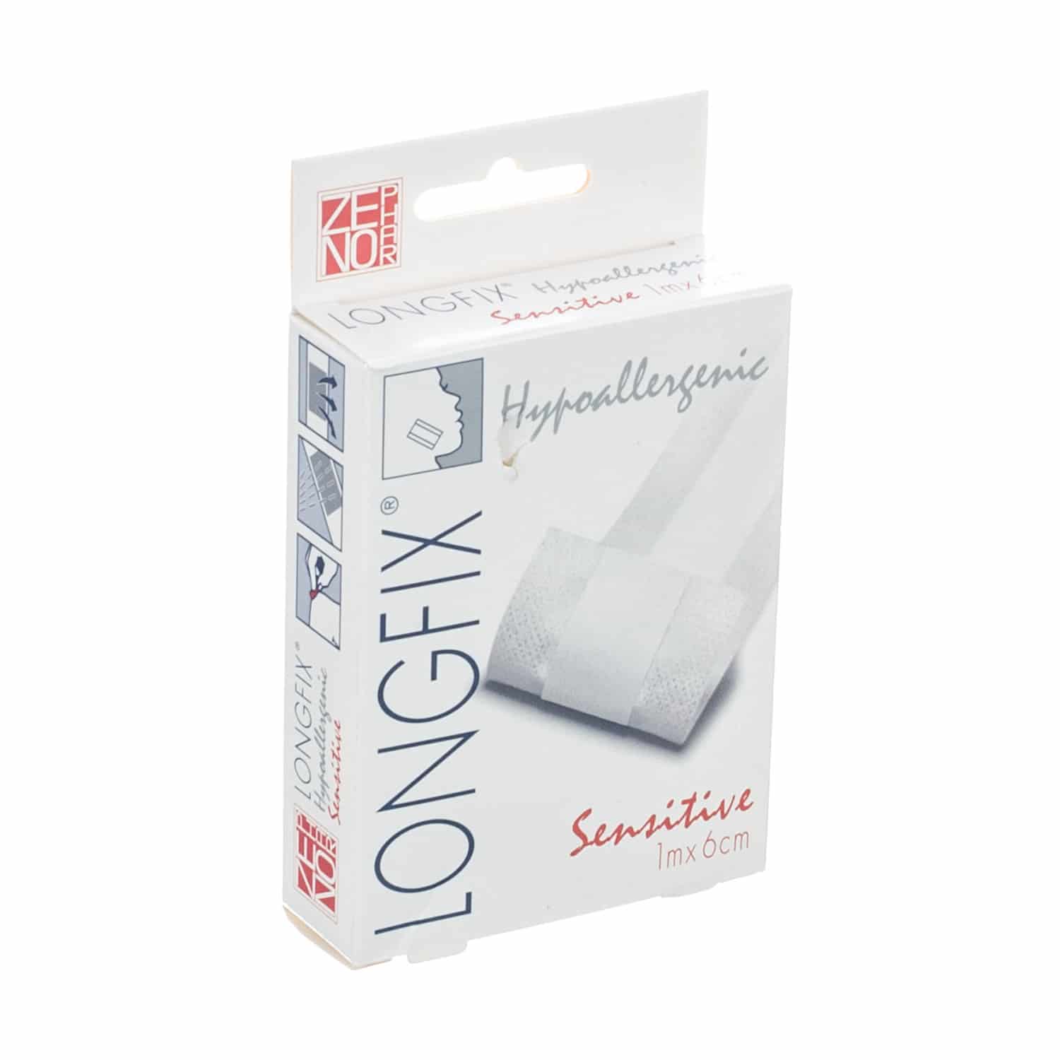 Longfix Sensitive Elastische Pleister 1 m x 6 cm Longfix Sensitive Elastische Pleister 1 m x 6 cm