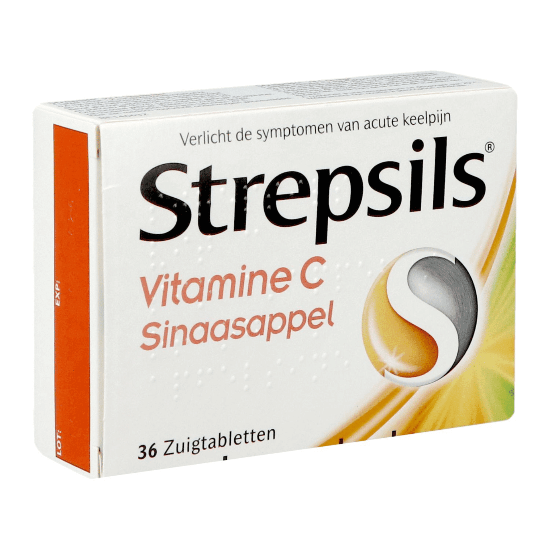 Strepsils Vitamine C Sinaasappel Strepsils Vitamine C Sinaasappel