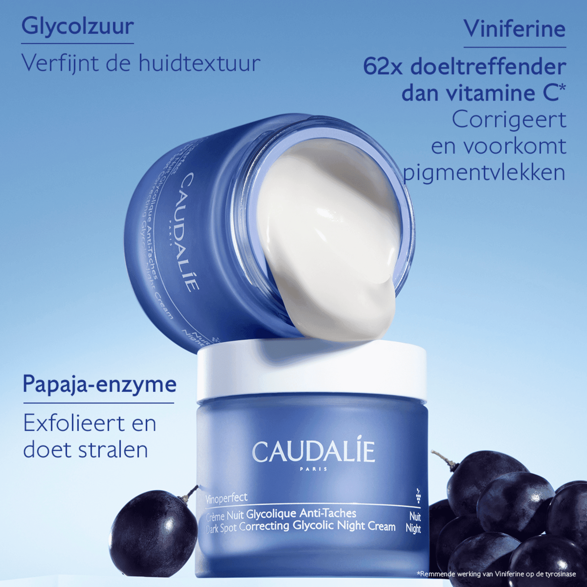 Caudalie Vinoperfect Creme Nuit A/taches 50ml