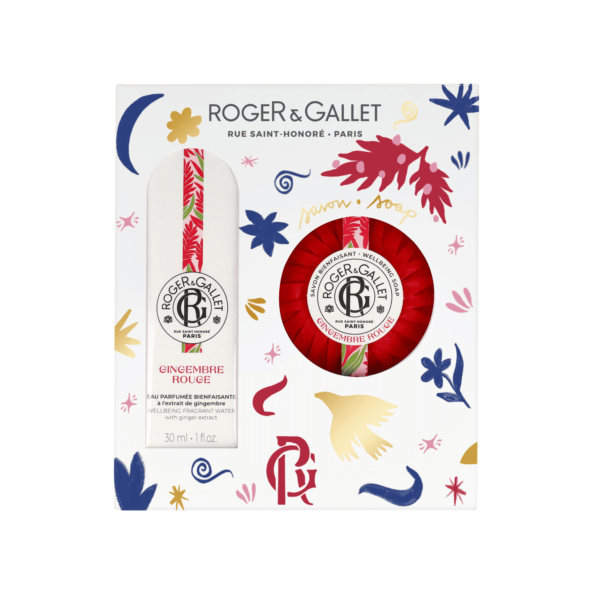 Roger&Gallet Gingembre Rouge Geparfumeerd Water + Zeep Geschenkset