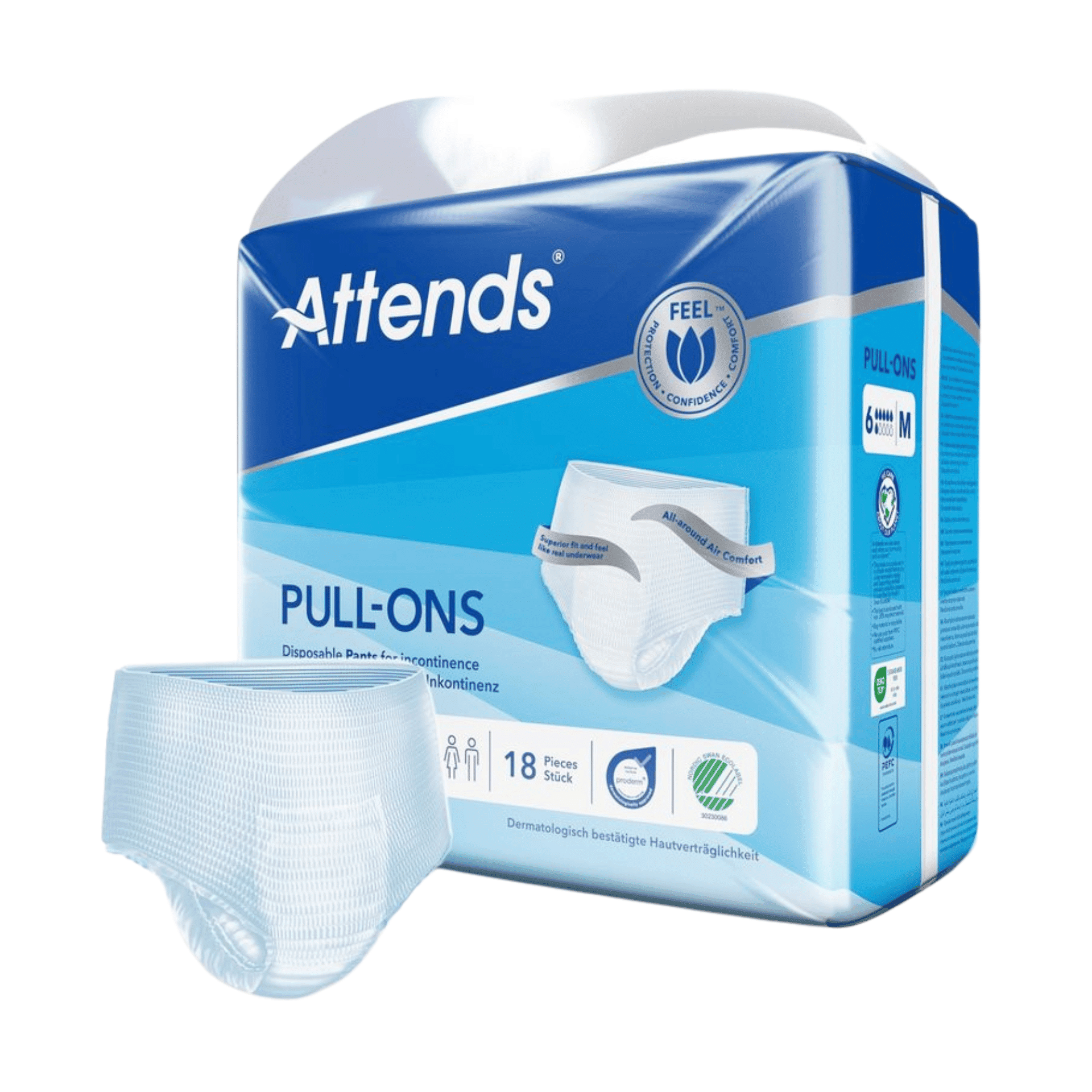 Attends Pull-ons 6 Medium Attends Pull-ons 6 Medium