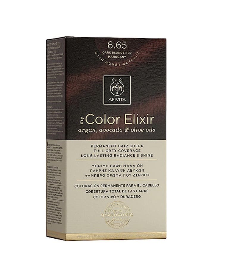 Apivita My Color Elixir 6.65 Dark Blonde Red Mahogany 2