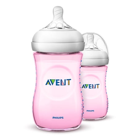 Avent Natural Zuigfles 2.0 Duo 260 ml 1+ Roze