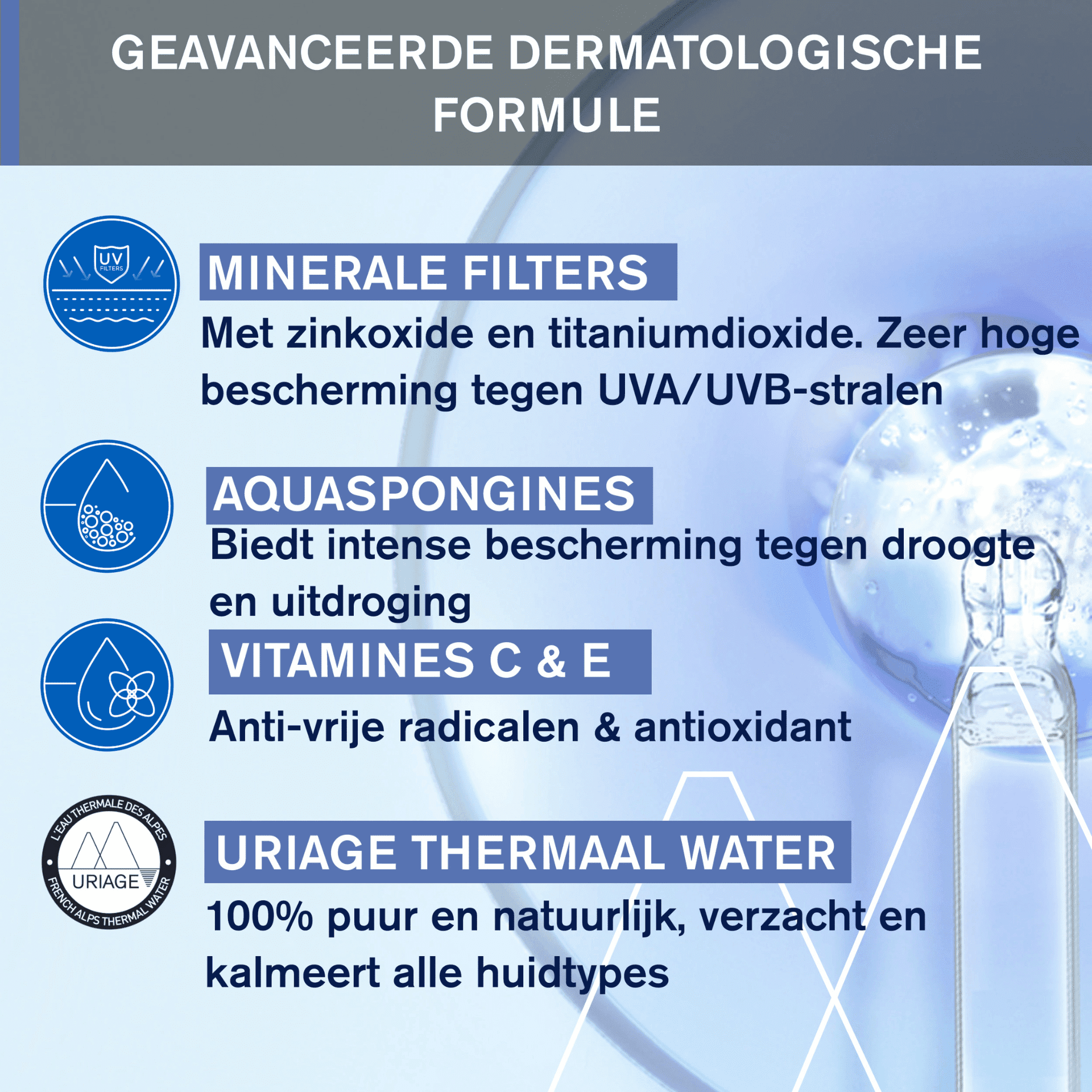 Uriage Bébé 1e Minerale Zonnecrème SPF 50+ Uriage Bébé 1e Minerale Zonnecrème SPF 50+