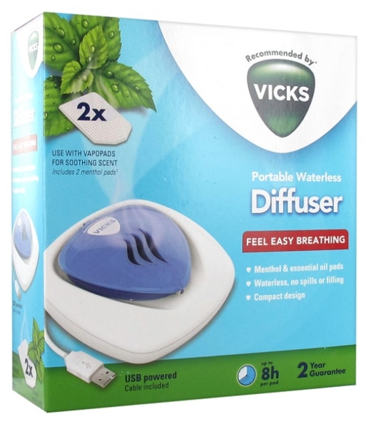 Vicks Draagbare Watervrije Luchtbevochtiger Vicks Draagbare Watervrije Luchtbevochtiger