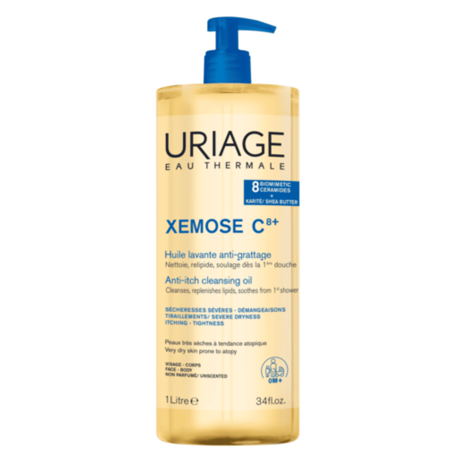 Uriage Xémose C8+ Wasolie tegen Krabben