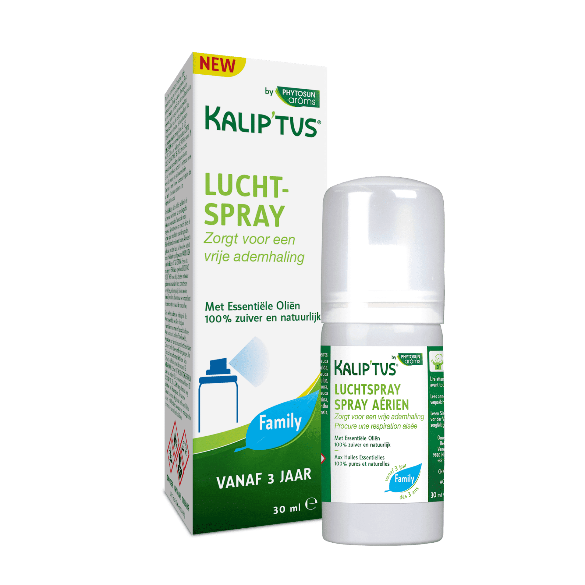 Kaliptus Air spray pour une respiration libre et une résistance 30 ml