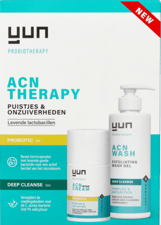 Yun Acn Repair Therapy Face Crème + Exfoliating Wash Yun Acn Repair Therapy Face Crème + Exfoliating Wash