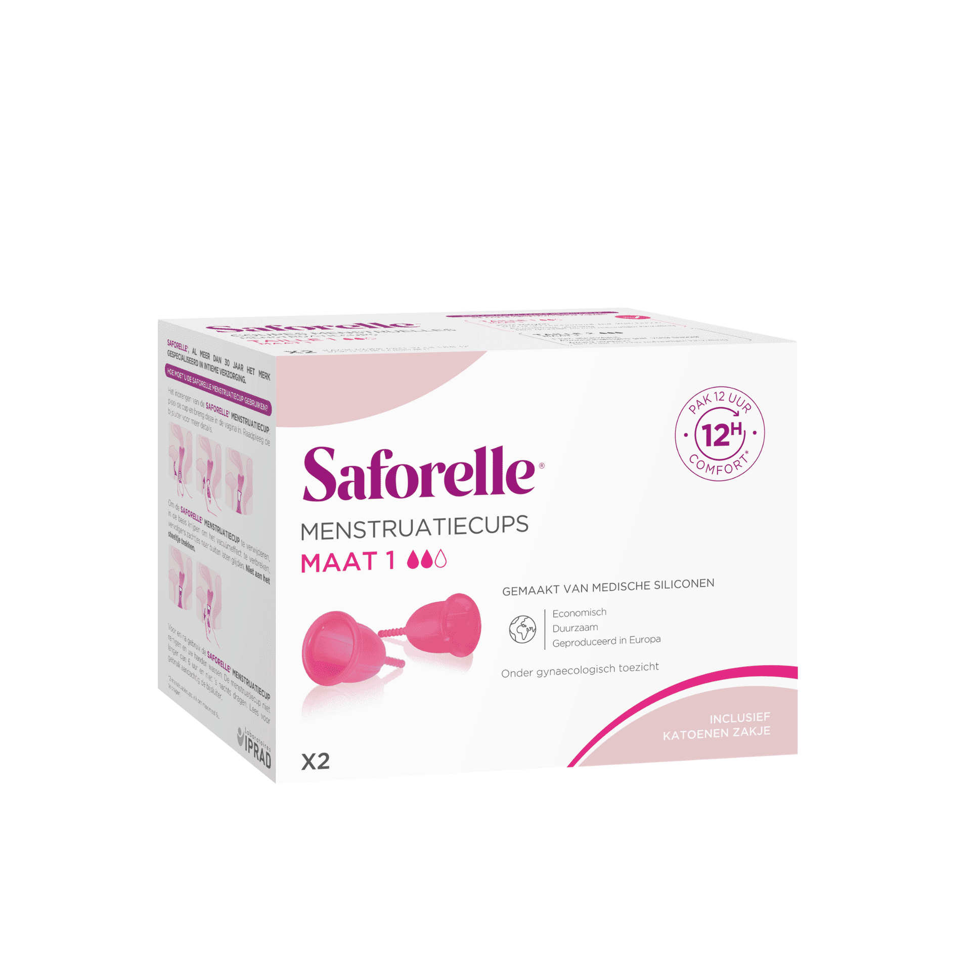 Saforelle Menstruatiecups Roze