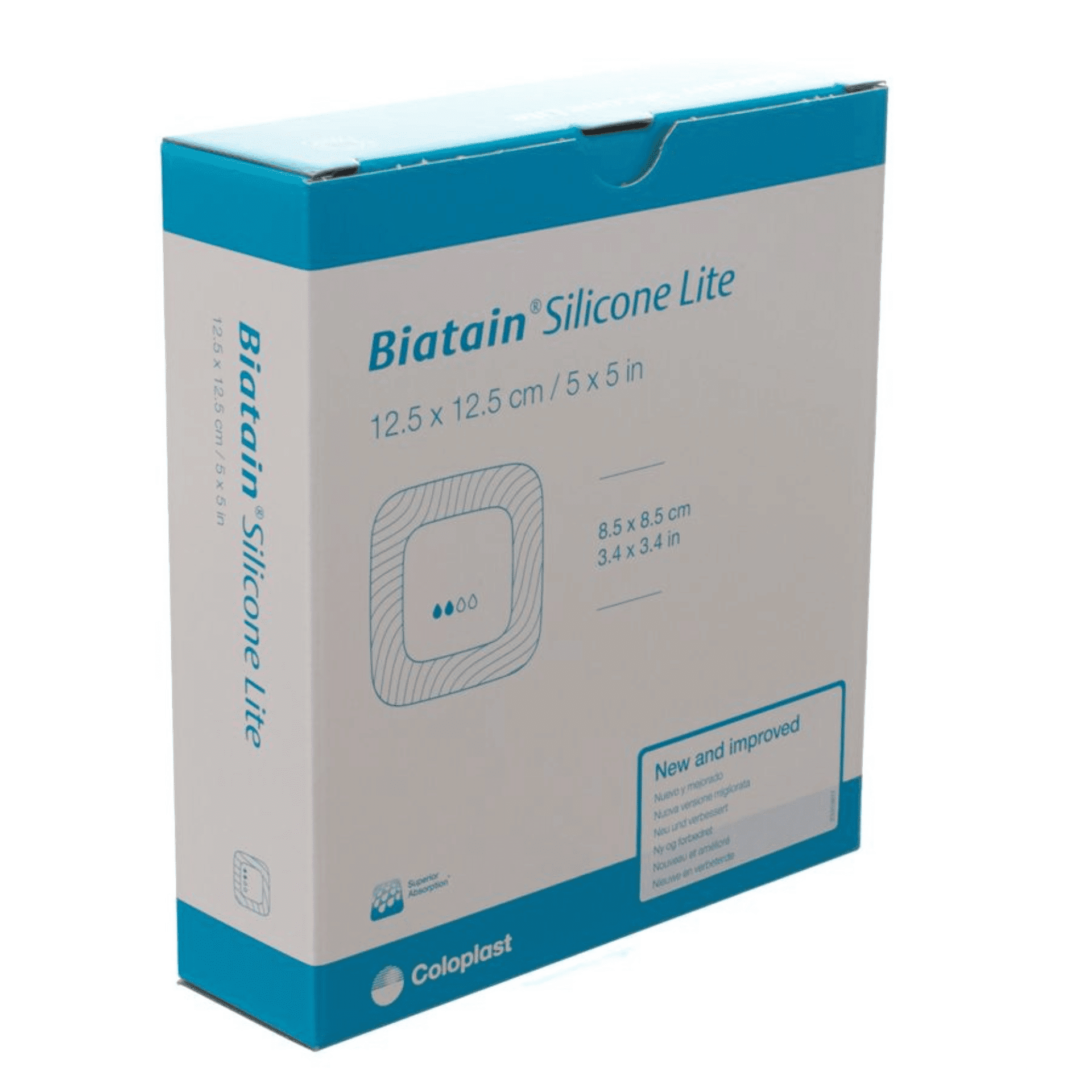 Coloplast Biatain Silicone Lite Schuimverband 12,5 x 12,5 cm