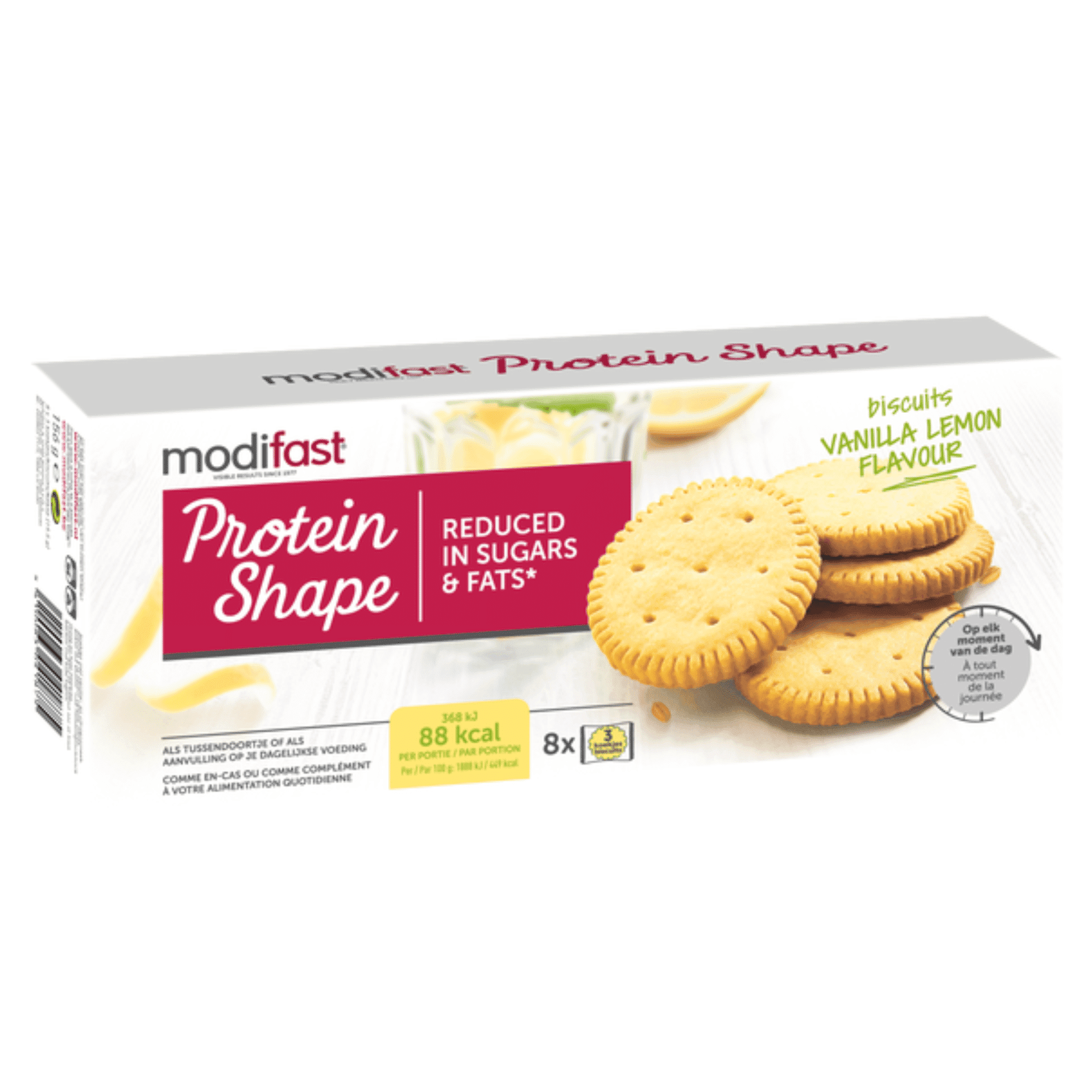 Modifast Protein Shape Biscuits Vanilla-Lemon Modifast Protein Shape Biscuits Vanilla-Lemon
