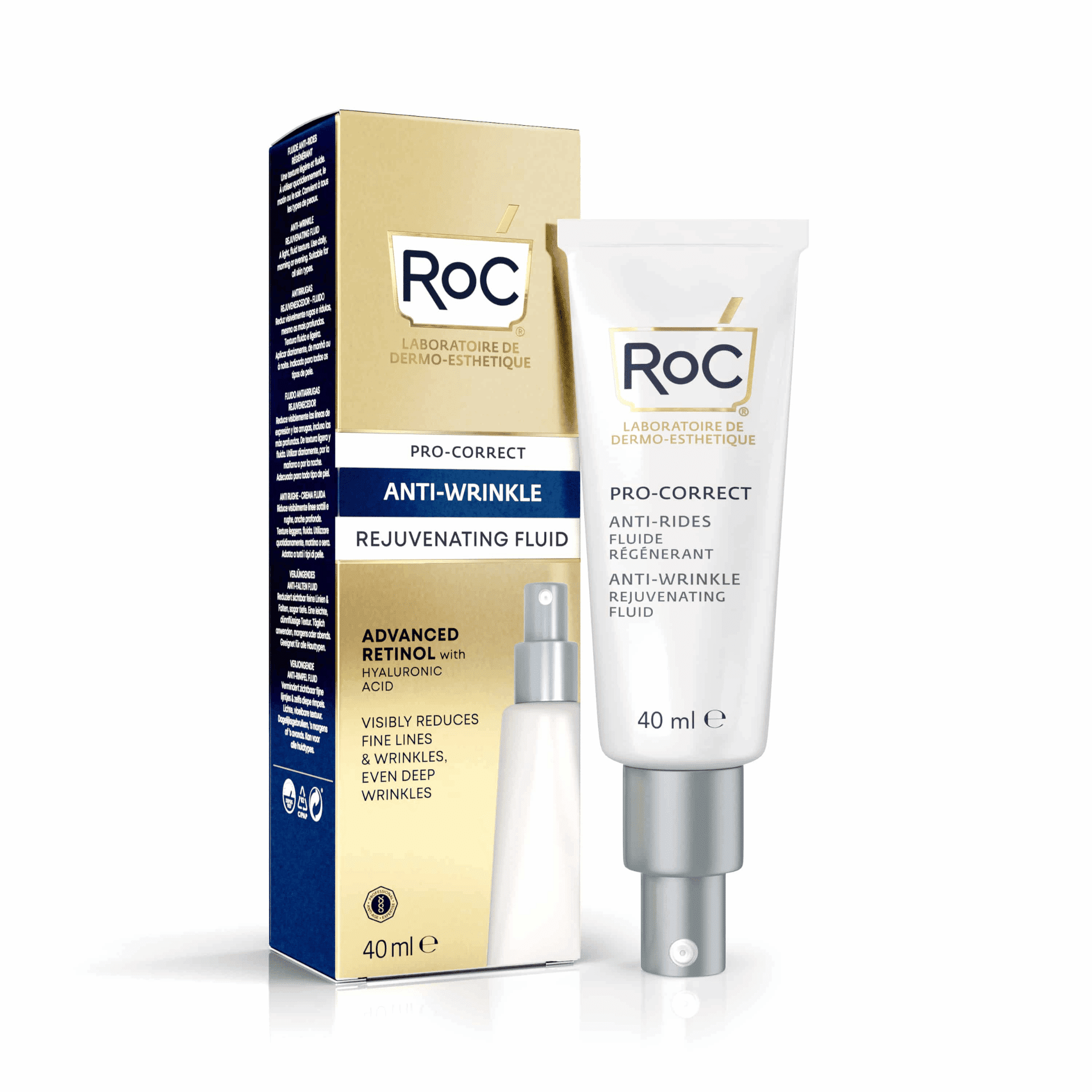 RoC Pro-Correct Anti-Wrinkle Rejuvenating Fluid 40 ml RoC Pro-Correct Anti-Wrinkle Rejuvenating Fluid 40 ml