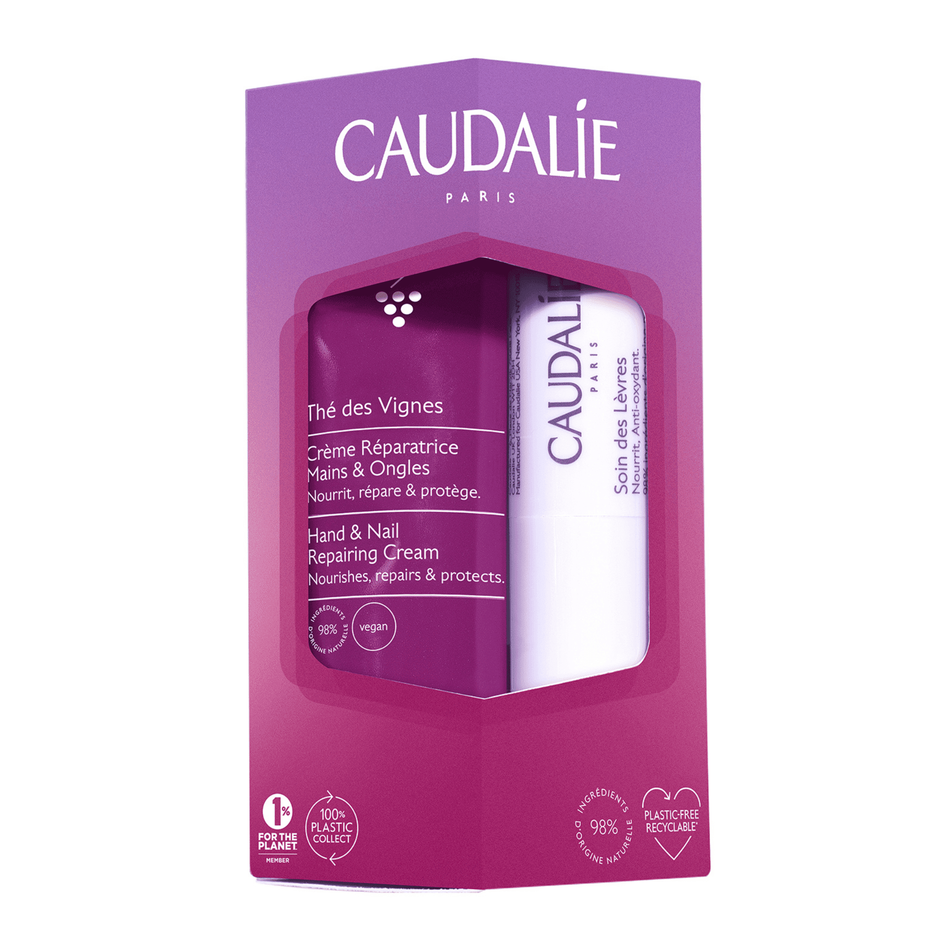 Caudalie Set Cadeau The des Vignes Duo Levres & Mains Caudalie Set Cadeau The des Vignes Duo Levres & Mains