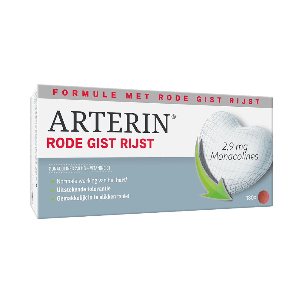 Arterin rode gist rijst 2,9 mg monacolines