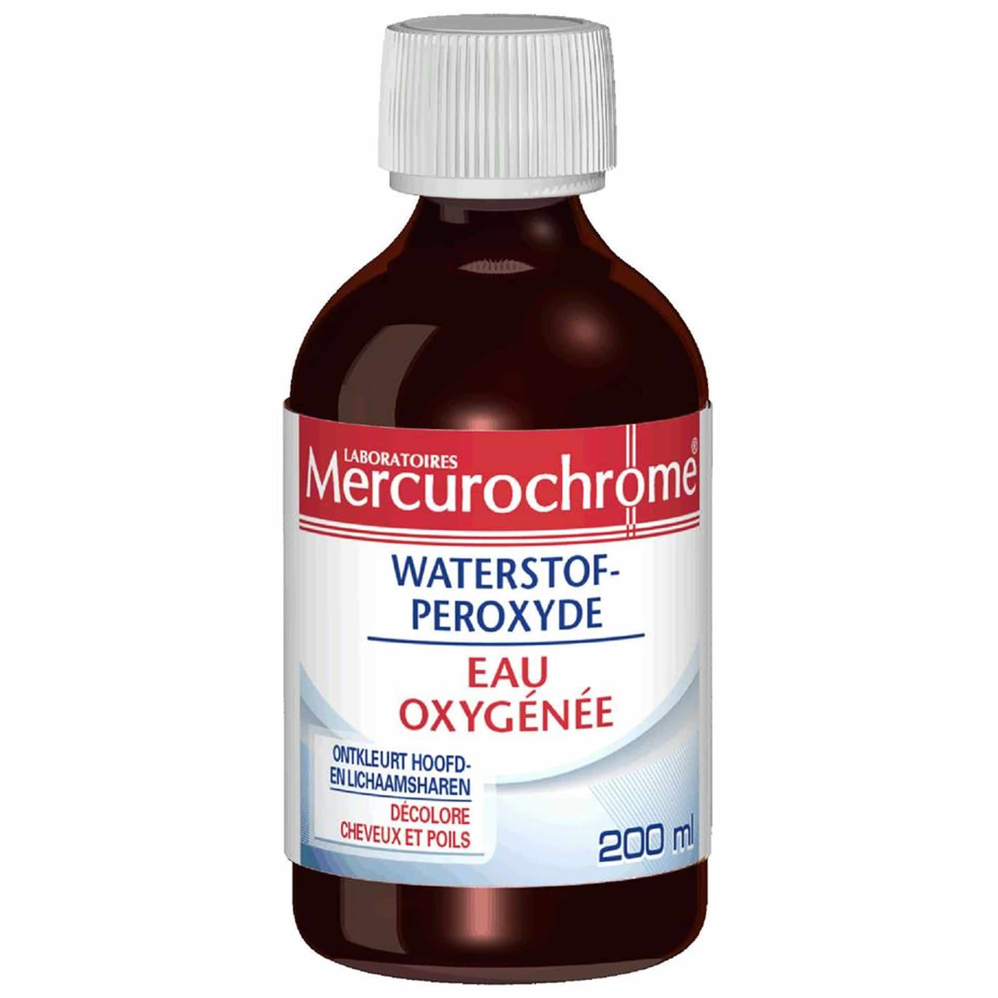 Mercurochrome Waterstof-Peroxyde Mercurochrome Waterstof-Peroxyde