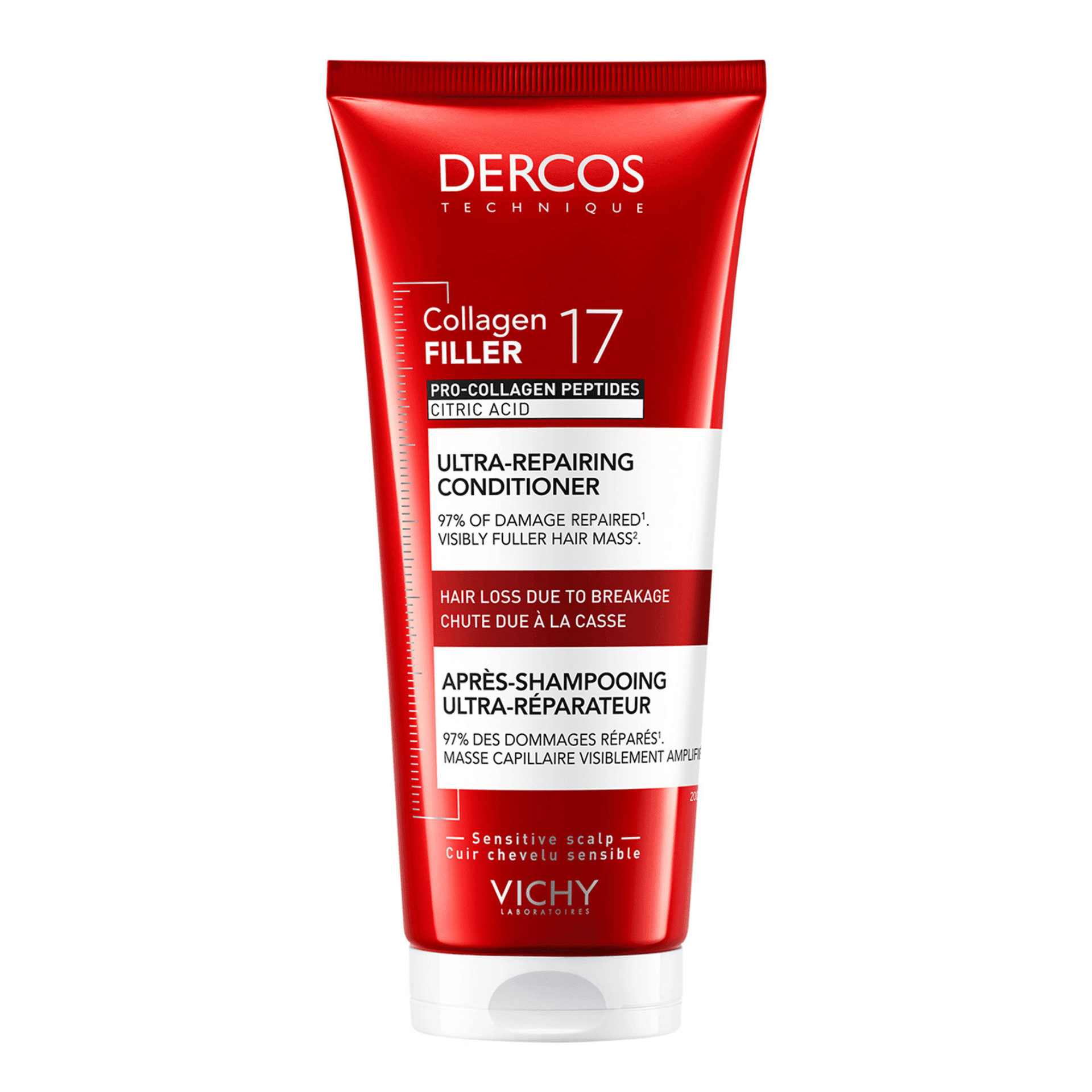 Vichy Dercos Collagen 17 Filler Après-Shampooing Ultra-Réparateur Vichy Dercos Collagen 17 Filler Après-Shampooing Ultra-Réparateur