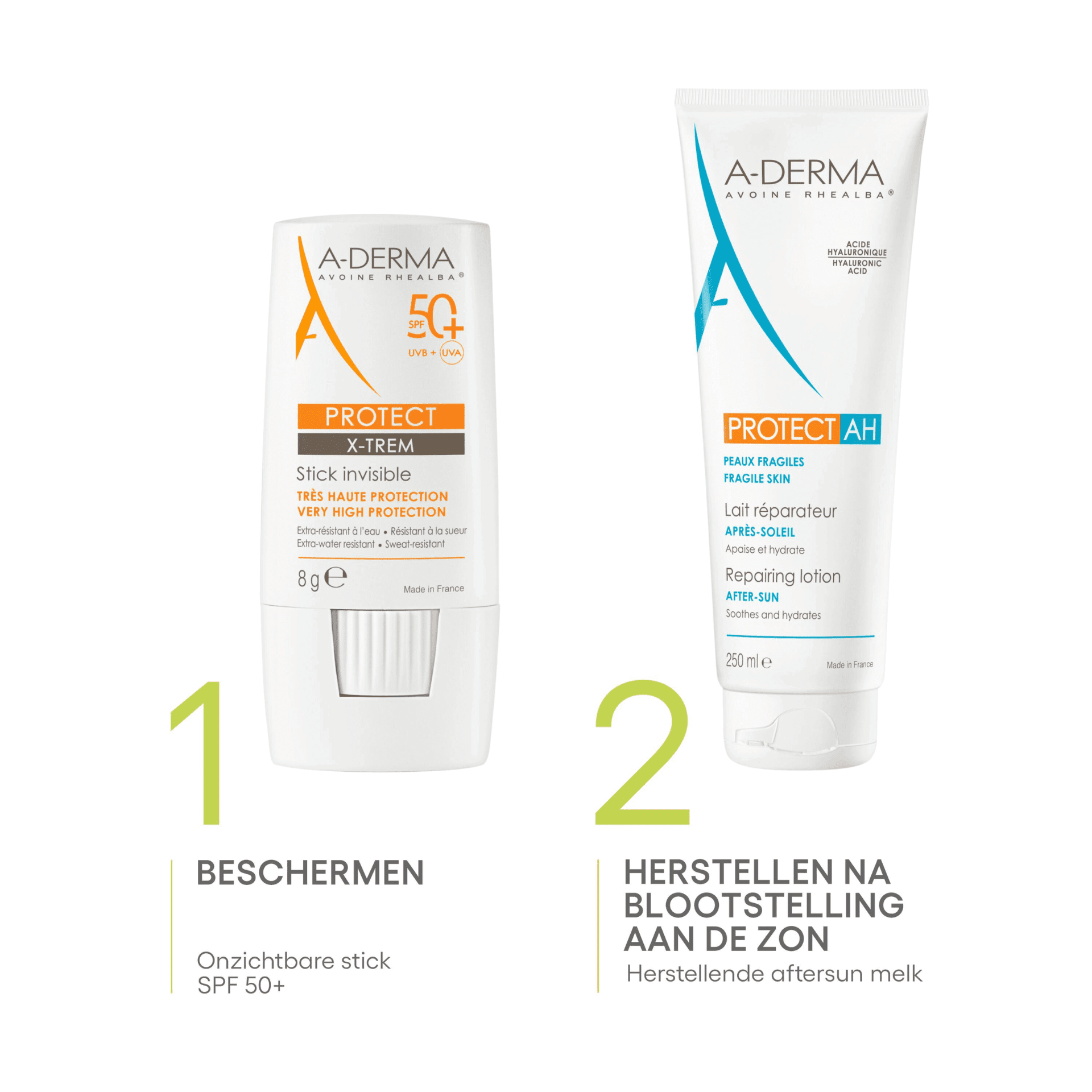 A-Derma Protect X-Trem Onzichtbare Zonnestick SPF 50+