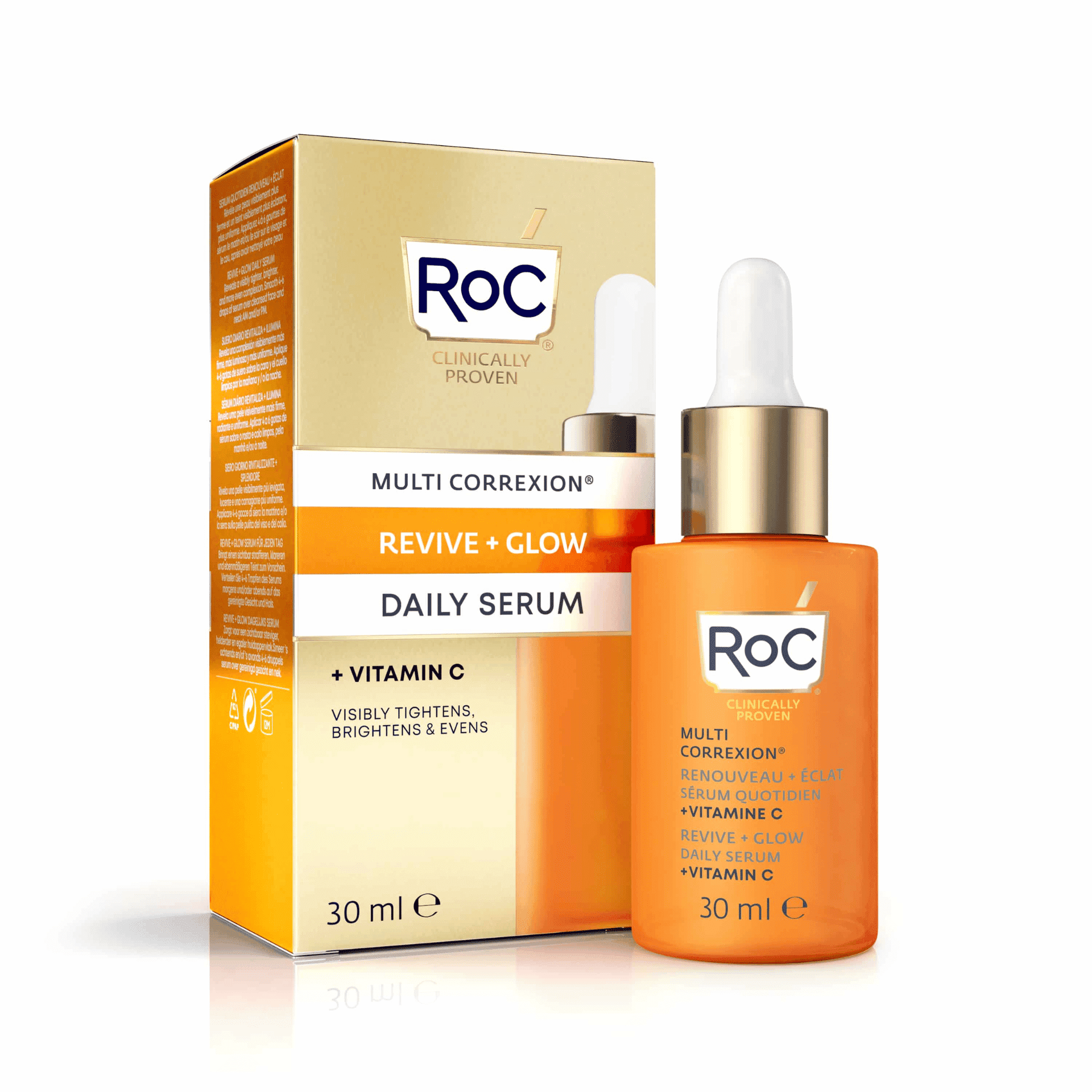 RoC Multi-Correxion Revive + Glow Sérum Quotidien 30 ml