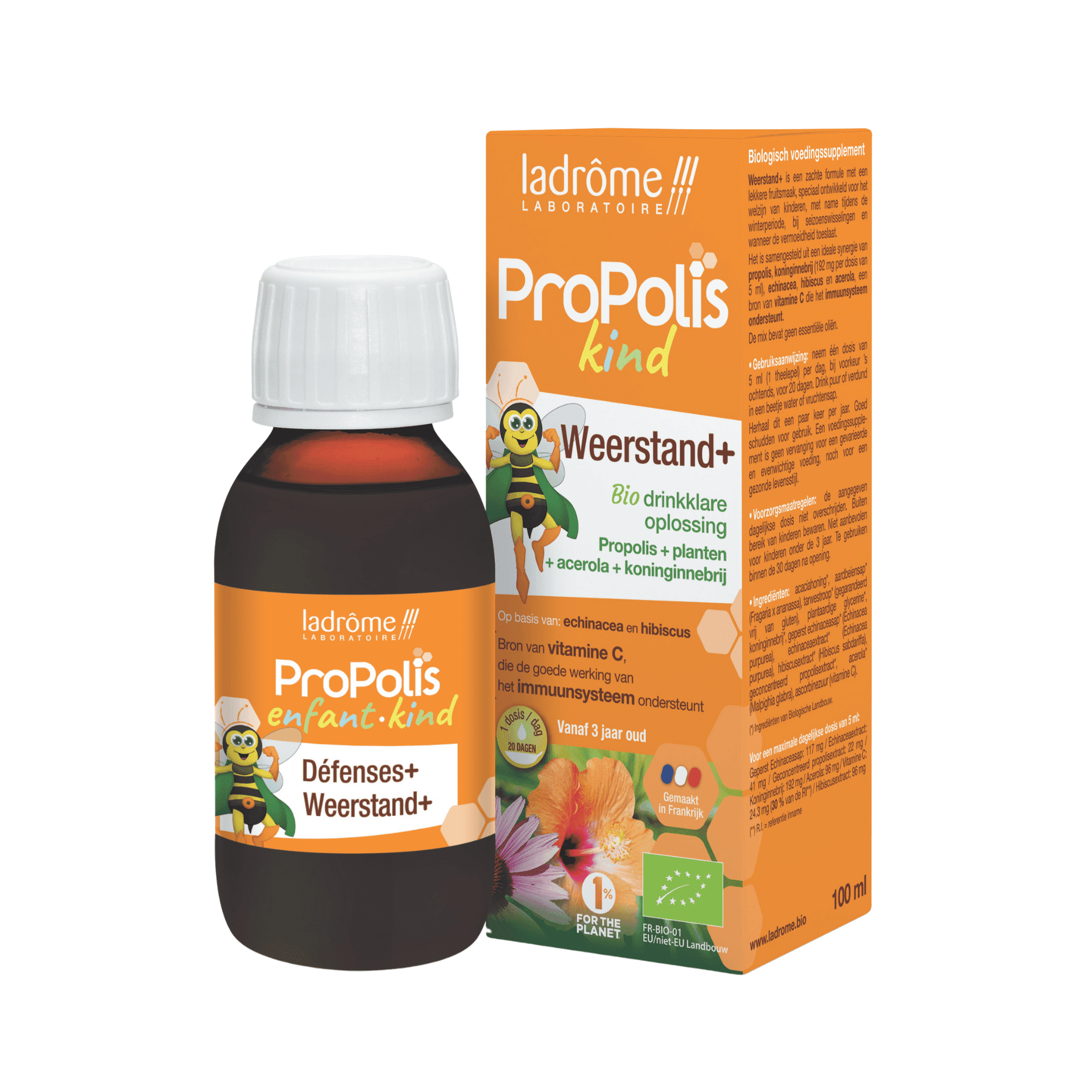 Ladrome Propolis Enfant Def.&vit.sol Buv Bio 100ml