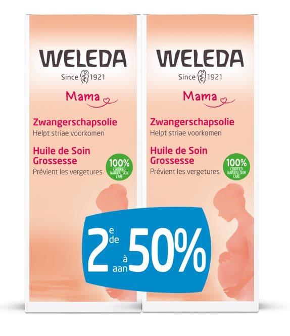 Weleda Zwangerschapsolie Duo Promo