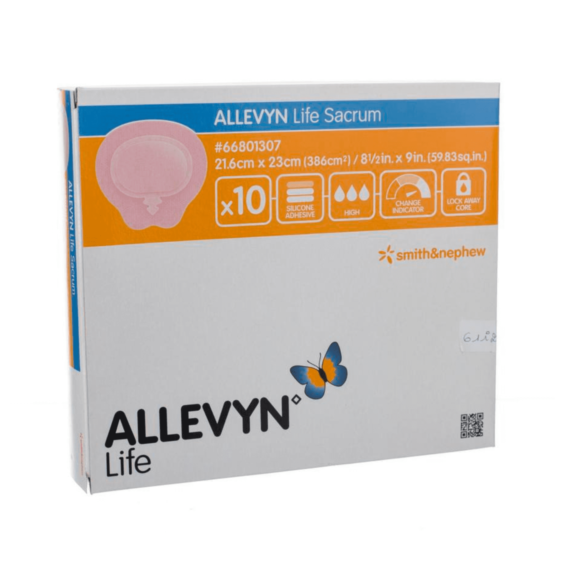 Allevyn Life Sacrum Verband 21,6 x 23,0 cm 
